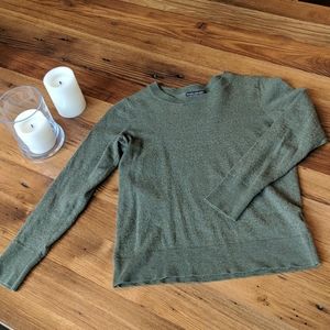 Merino Wool Green Sweater